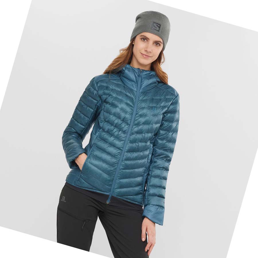 Salomon OUTLINE DOWN INSULATED Kadın Ceket Mavi | TR 2457AHK